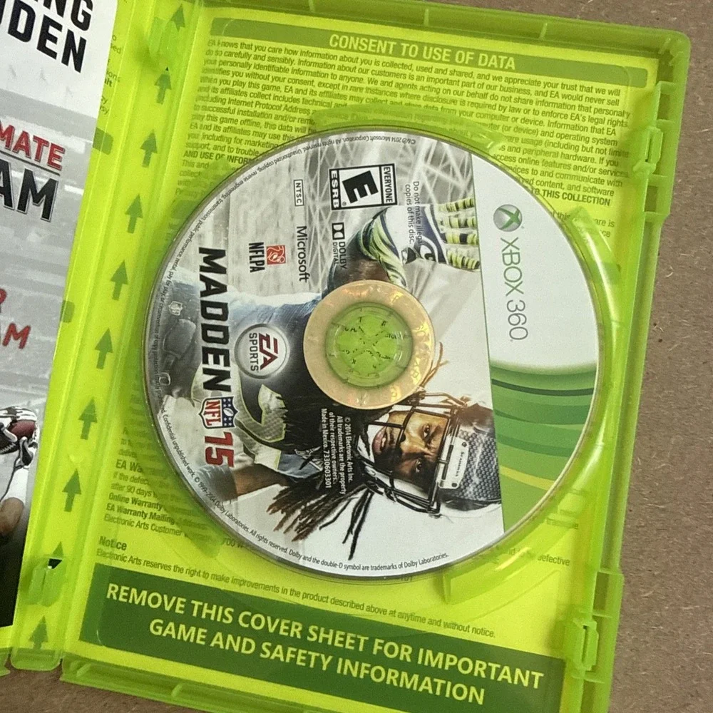 Madden NFL 15 (Microsoft Xbox 360, 2014)